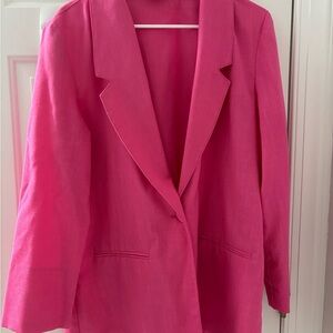 Bobbie Brooks Vibrant Pink Blazer